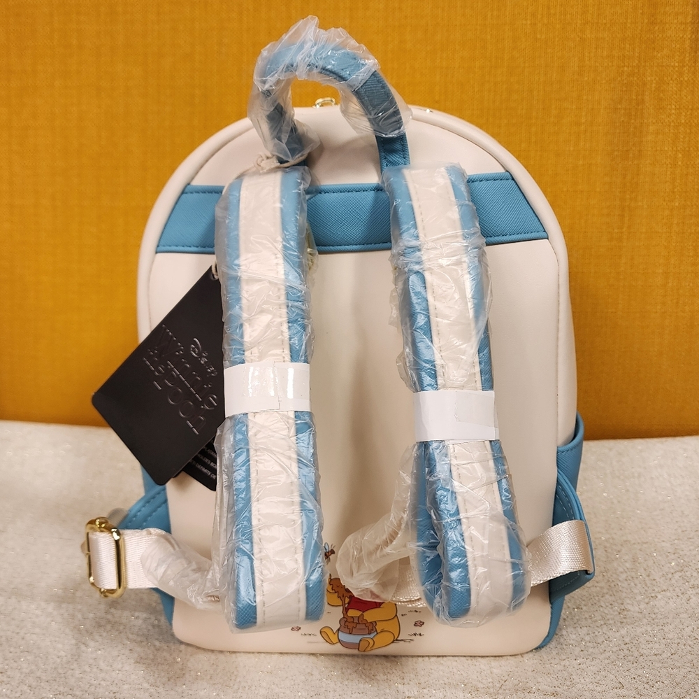 Loungefly Disney Winnie the Pooh Tear Snacks Hunny Pot Mini Backpack NEW - Picture 5 of 11